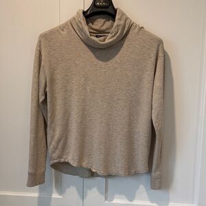 Women’s Splendid M Cowl Neck too. Heather/tan